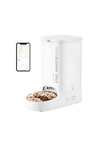 Petkit Automatic Wifi Cat Feeder, App Control For Remote Feeding Monitor, Schedule Up To 10 Meals Per Day, 304 Stainless Steel Advanced Fresh Lock Technology, Catsdogs Up To 15 Days Of Feeding