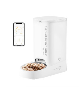 Petkit Automatic Wifi Cat Feeder, App Control For Remote Feeding Monitor, Schedule Up To 10 Meals Per Day, 304 Stainless Steel Advanced Fresh Lock Technology, Catsdogs Up To 15 Days Of Feeding