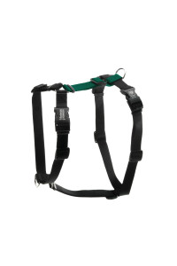 Blue-9 Buckle-Neck Balance Harness, Fully Customizable Fit No-Pull Harness, Ideal for Dog Training and Obedience, Made in The USA, Hunter Green, Small