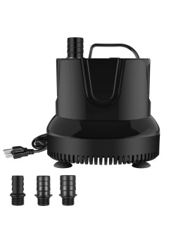 Simple Deluxe 60W 800GPH Submersible Water Pump for Pond Aquarium Hydroponics Fish Tank Fountain Waterfall
