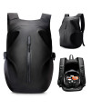 Weplan Motorcycle Backpack,Waterproof Helmet Backpack For Men,Motorcycle Accessories,Riding Bags,Bikers Backpack,Laptop Bag,Travel Backpack,Large Capacity Student School Bag