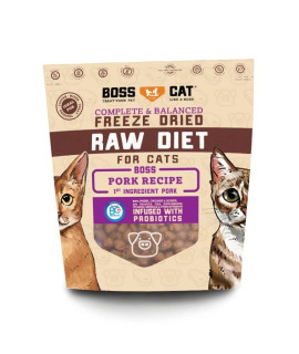 Boss Cat Freeze Dried Raw Nuggs 9 oz (255 g) (Pork)