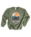 Yellowstone National Park Badge Graphic Sweatshirt