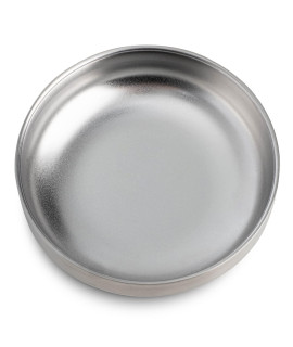 Cat Food Bowl Stainless Steel Cat Bowls,Wide Shallow Cat Dish For Whisker-Friendly