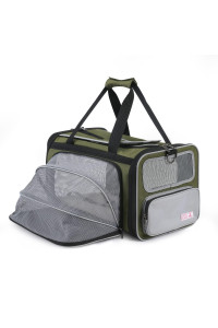 Pawaii Pet Carrier, Tsa Airline Approved Cat Carrier, Soft Sided Collapsible Pet Travel Carrier, Foldable, Protable, Travel Friendly, Comfortable, Convenient Pet Travel Carrier