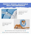 .Wimgsanc Soft Dog Cone After Surgery, Cat Collar Protective Dog Neck Donut Elizabethan Collar Alternative, Adjustable Water-Proof Prevent Licking Scratching for Medium Large Dogs & Cats(X-Large)