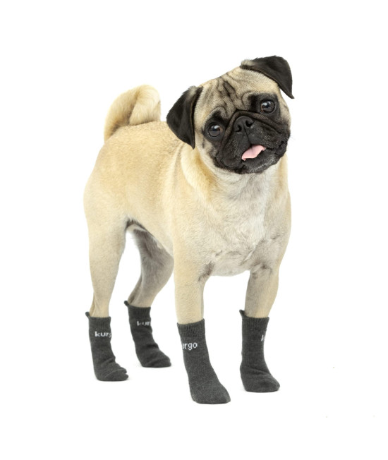 Kurgo Blaze Dog Socks - Stretch Socks For Dog Shoes - Makes Putting On Dog Shoes Easier - Pet Socks For Outdoors - Heel Tab, Fast Drying Fabric, Secure Fit - Small