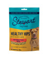 Stewart Freeze Dried Dog Treats, Healthy Hips with Glucosamine for Dogs, Healthy, Limited Ingredient Grain Free Dog Treat, Beef & Sweet Potato Recipe, 8 Ounces, Resealable Pouch