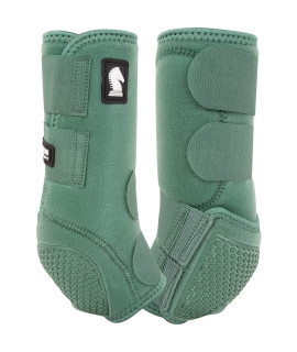 Classic Equine Flexion by Legacy2 Hind Support Boots, Spruce, Small