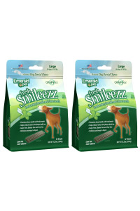 Emerald Pet Fresh Smileezz Dog Dental Treats (2 Pack) - Tasty Natural Dental Dog Treats for Clean Teeth, Fresh Breath, and Healthy Gums - Grain Free Dental Chews - Made in USA - Large 12.5 oz