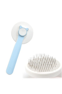 Marchul Cat Brush, Self Cleaning Kitten Brush For Shortlong Haired Cats Dog, Slicker Cat Grooming Brush To Remove Loose Fur And Dead Undercoat