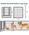 Petlover Upgraded Dog Playpen Dog Pens Outdoor Puppy Playpen Dog Fences for The Yard, 20 Panels 32" Temporary Dog Fence Puppy Pen Dog Pen for Small/Medium/Large Dogs, Pet Fence for Yard RV Camping