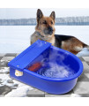 MINYULUA Automatic Heated Dog Water Bowl 4L Large Capacity Livestock Waterer Outdoor Pet Thermal-Bowl Drinking Bowl for Dogs Horse Cattle Cow Goat Pig Animal