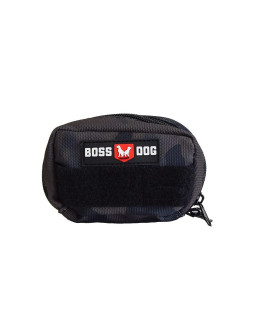Boss Dog Tactical Molle Bag (Large, Black Camo)