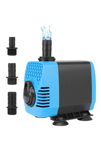 Kulife Fumak 800Gph Submersible Water Pumps (3000Lh, 40W) Fountain Pump Pond Pump Aquarium Water Pump With Flow Control For Fish Tank, Fountain, Waterfall, Filtration, Water Feature, Hydroponics