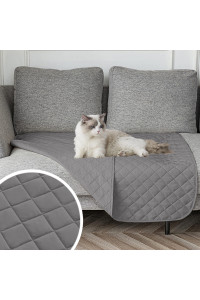 Leejaegon Waterproof Dog Bed Cover Washable Pet Blanket Sofa Cover Incontinence For Protect Sofa Couch Bed Furniture And Car,Reusable Reversible Mattress (40X50 Inch, Grey)