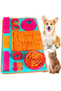 Vivifying Snuffle Mat For Dogs, Interactive Dog Enrichment Toys For Small Dogs And Cats Slow Eating And Keep Busy, Sniff Mat For Boredom And Mental Stimulation