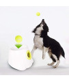 AFP Automatic Ball Launcher Dog Ball Thrower Machine Interactive Hyper Fetching Toy for Large Dogs, 3 Tennis Balls Included?2.5 inch?