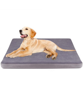 Medium Dog Bed Orthopedic Dog Crate Bed Pet Bed Mat 39 Inch Joint Relief Pet Sleeping Mattress, Non Slip Removable Washable Cover