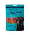 Stewart Freeze Dried Dog Treats, Beef Liver, Healthy, Natural, Single Ingredient, Grain Free Dog Treat, Liver Treats for Dogs, 8 Ounces, Resealable Pouch, Brown