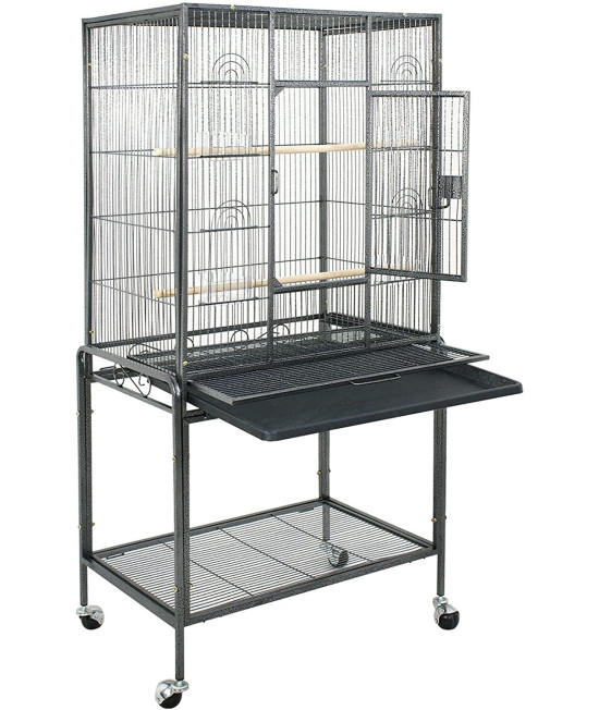 Zedfire, Bird Cage Large Play Top Bird Parrot Finch Cage Macaw Cockatoo Pet Supplies 53", Number 01