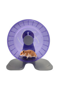 Petest Hamster Exercise Wheel, Silent Spinner Hamster Running Wheels, Diameter 83 Inch, Purple