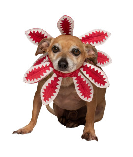 ComfyCamper Demon Dog Costume for Small Medium Large Dog Puppy Puppies Cat Kitten Monster Headband Hat Outfit Pet Cosplay (Large)
