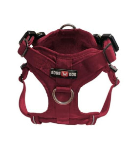 Boss Dog Tactical Red Harness (Small)