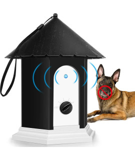 AUBNICO Anti Barking Device, 4 Levels Ultrasonic Dog Barking Control Devices Outdoor Dog Training, Safe for Human & Dogs 50Ft Dog Barking Deterrent to Stop Barking