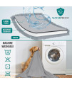 PetAmi Waterproof Dog Blanket Sherpa Fleece, Waterproof Pet Blanket for Medium Large Dogs, Reversible Cat Throw Bed Couch Sofa Furniture Protector, Soft Plush Microfiber (X-Large 60x80, Light Gray)