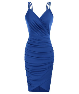 Womens Club Night Out Dresses Sexy Cocktail Party Bodycon Dresses Blue S