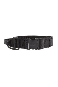 KONG Ultra Durable Padded Comfort Handle Dog Collar (Large, Black)