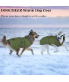Dogcheer Dog Winter Coat,Fleece Collar Jacket Warm Vest Reflective Adjustable Sweater for Cold Weather,Windproof Waterproof Snow Coat for Small Medium Large Dogs,XXXL(Chest Girth 34.6-45.3,Back 28.7)