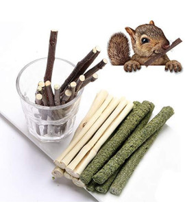 Rabbit Chew Toys Cleans The Mouth, Guinea Pig Chew Toys Protect Teeth, Apple Sticks Timothy Grass Sticks Bamboo Sticks For Rabbits Rabbit Chews Helps Digestion Chinchilla Treats Chinchilla Chew Toys