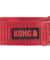 KONG Max HD Ultra Durable Neoprene Padded Dog Collar (Small, Red)
