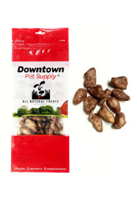 Downtown Pet Supply USA Freeze Dried Dog Chew Raw Treats Bulk, Beef, Chicken, Lamb, Duck, Minnow Bison Heart Liver Food - Duck Heart 3 lb
