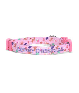 Pawtitas Soft Adjustable Puppy Collar Leash Harness Sold Separately Personalized Customizable Dog Collar Embroidered Customize Pet Name Phone Number Christmas Dog Collar Extra Small Christmas Cookies