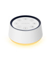 Brownnoise Sound Machine With 30 Soothing Sounds 12 Colors Night Light White Noise Machine For Adults Baby Kids Sleep Machines Memory Function 36 Volume Levels 5 Timers For Home Office Travel (White)