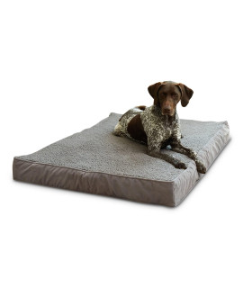 Daisy Deluxe Orthopedic Dog Bed, Large, Gray