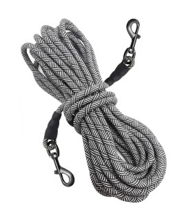 Mycicy Long Rope Leash For Dog Training 8, 12, 15, 22, 30, 36, 50, 60, 80, 100Ft Tie-Out Dog Line Check Cord Recall Agility Lead For Large Medium Small Dogs, Great For Outdoor, Camping, Or Backyard