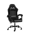 Yssoa Backrest And Seat Height Adjustable Swivel Recliner Racing Office Computer Ergonomic Video Game Chair