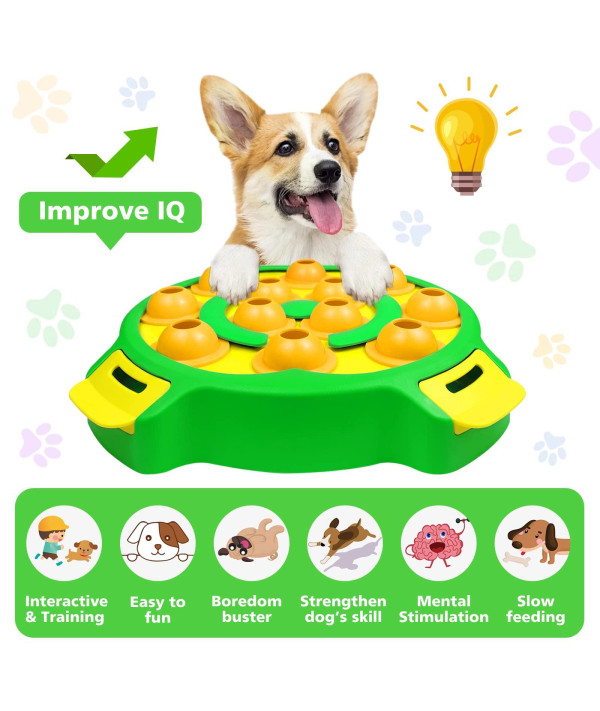 Slow Feeder Dog Bowl Pet Puzzle Feeder Interactive Toys for Large Medium  Small Dogs Puppy Food Treat Dispenser IQ Training Mental Stimulation  Enrichment, Blue 