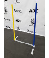 ActiveDogs Agility Above Ground Weave Poles - Outdoor Dog Obstacle Agility Training Exercise Equipment (2x2 Weave Pole System)