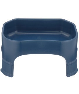 Neater Pet Brands Giant Bowl With Leg Extensions Huge Jumbo Trough Style Dog Pet Water Dish (225 Gallons, Dark Blue)
