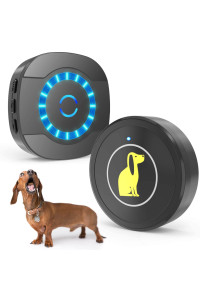 Lalolee Dog Bell For Door Potty Training, Watrerproof Super-Light Touch Wireless Doorbell For Doggie With 55 Melodies 5 Volume Levels Led Flash