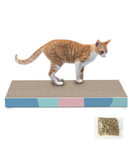 Cat Scratcher Cardboard Reversible Cat Scratch Pad Cat Scratching Mat For Indoor Cats By Wdtkptxl