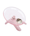Hamster Wheel Hamster Flying Saucer Silent Exercise Wheel Running Wheel For Dwarf Hamsters Gerbil Mice Small Animals (Pink)