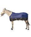 TGW RIDING Comfitec Essential Standard Neck Horse Turnout Sheet 1200D Waterproof and Breathable Horse Rain Sheet More Colors Lite (76", Navy Blue)