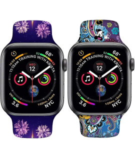 Cartoon Strap Compatible With Apple Watch Band 42Mm44Mm45Mm Girls Women,Soft Silicone Sport Watch Bands For Series 6 5 4 Se 3 2