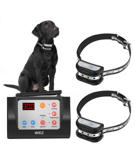 Wireless Dog Fence & Training Collar for Outdoor 2-in-1, Electric Dog Fence Wireless,Pet Containment System with Adjustable Range and Waterproof Training Collar Receivers for 2 Dogs
